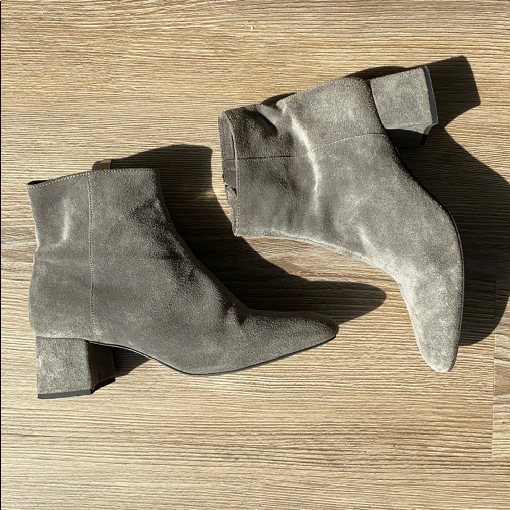 ZARA suede booties size 37